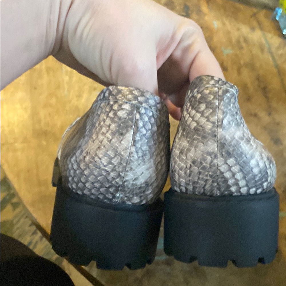 Franco Sarto Snake Print Loafers - Picture 5 of 8
